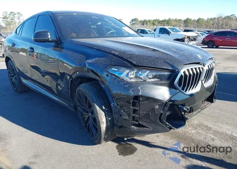 2025 BMW X6 xDrive40I из США, поврежденный, VIN 5UX33EX01S9X93832